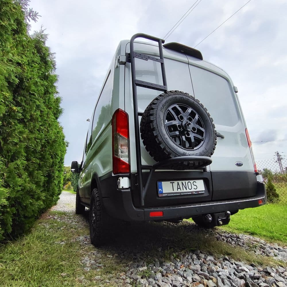 Aluminiowe Mocowanie koła z drabinką Transit mk8 thumbnail 5