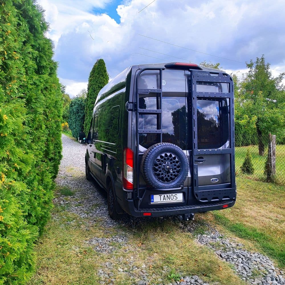 Aluminiowe Mocowanie koła z drabinką Transit mk8 thumbnail 10