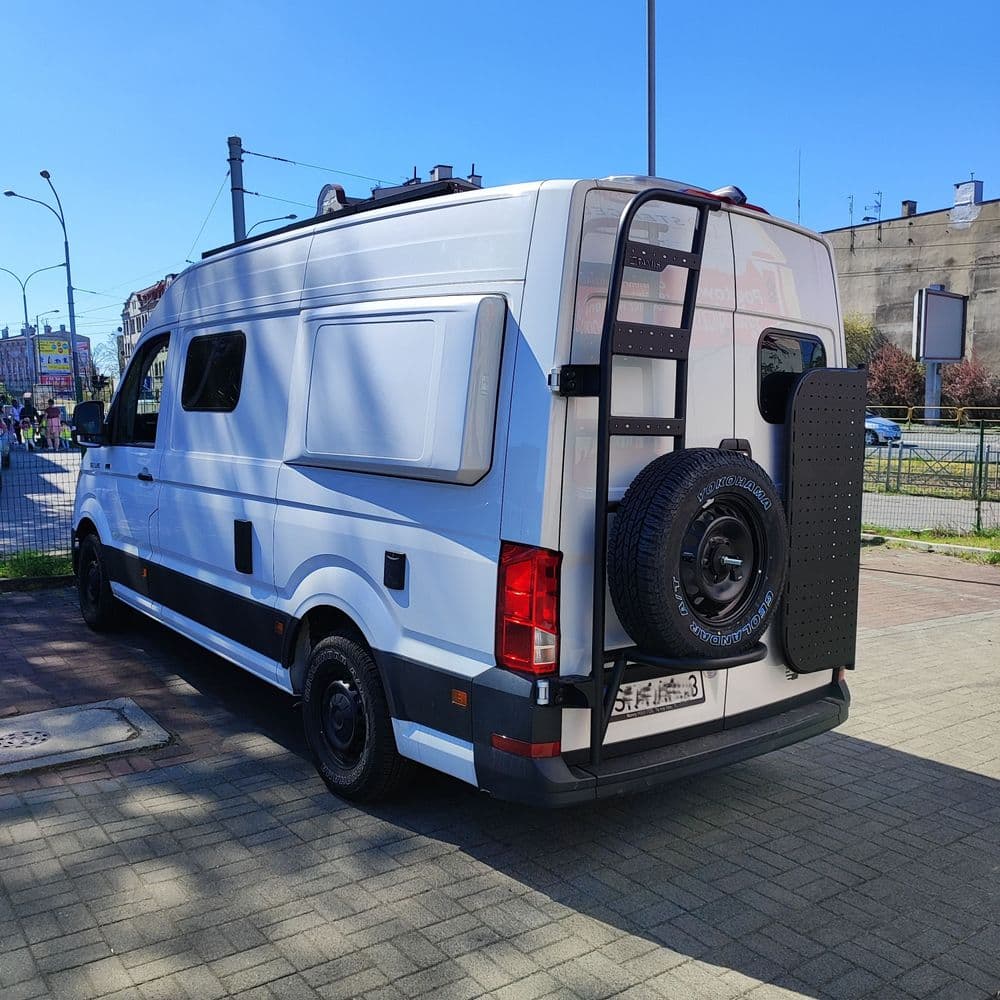 Aluminiowa Mocowanie koła zapasowego z drabinką thumbnail 9