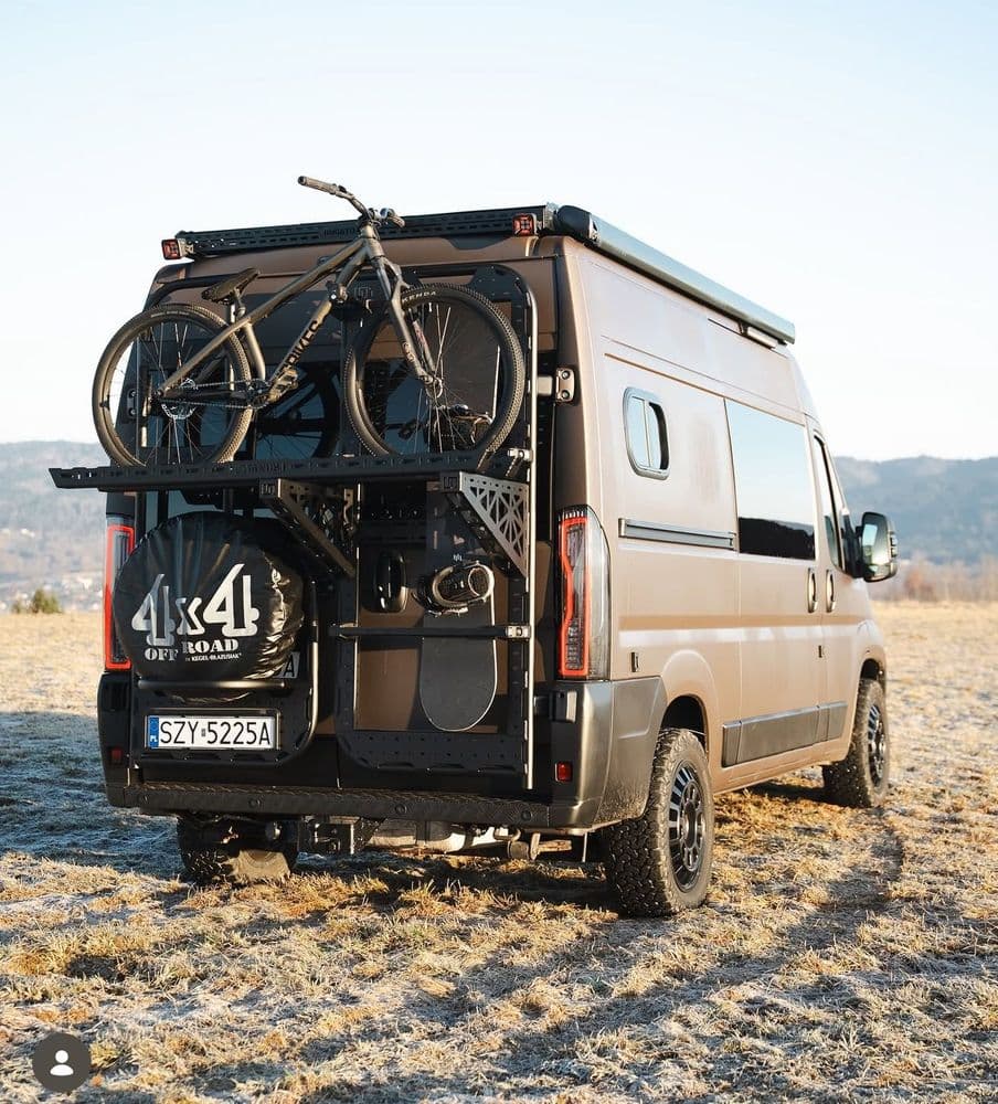 Aluminiowy stelaż wielofunkcyjny Ducato,  Boxer, Jumper, Opel Movano, Toyota ProAce Max